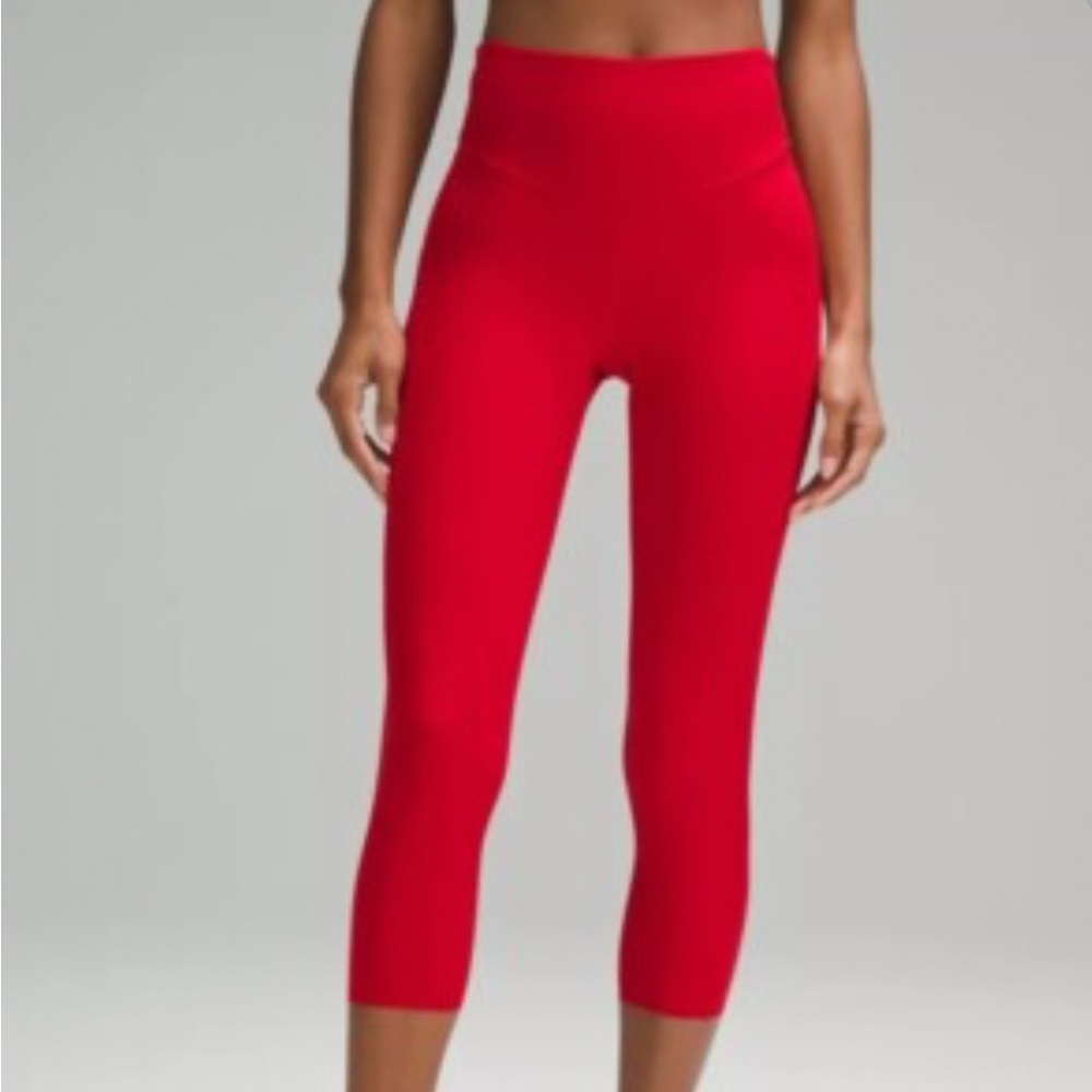 LULULEMON WOMENS BASE PACE HIGH RISE CROP LEGGINGS - 12